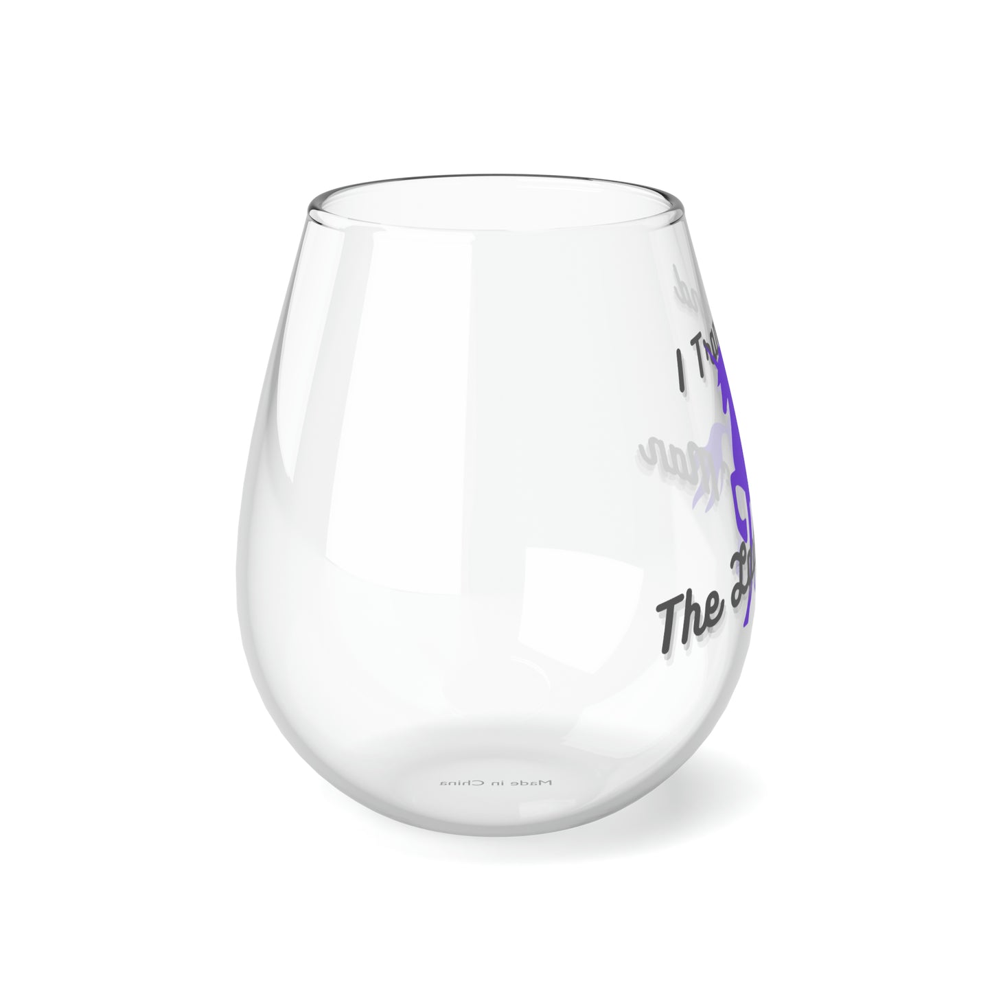 Transcendence Unicorn | 11.75 oz Stemless Wine Glass | Ace