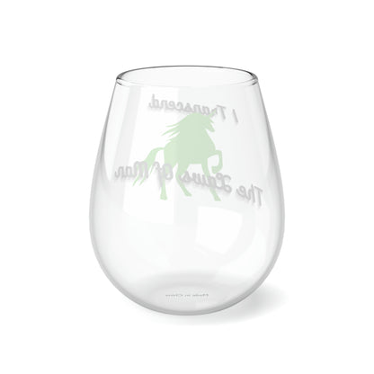 Transcendence Unicorn | 11.75 oz Stemless Wine Glass | Aro