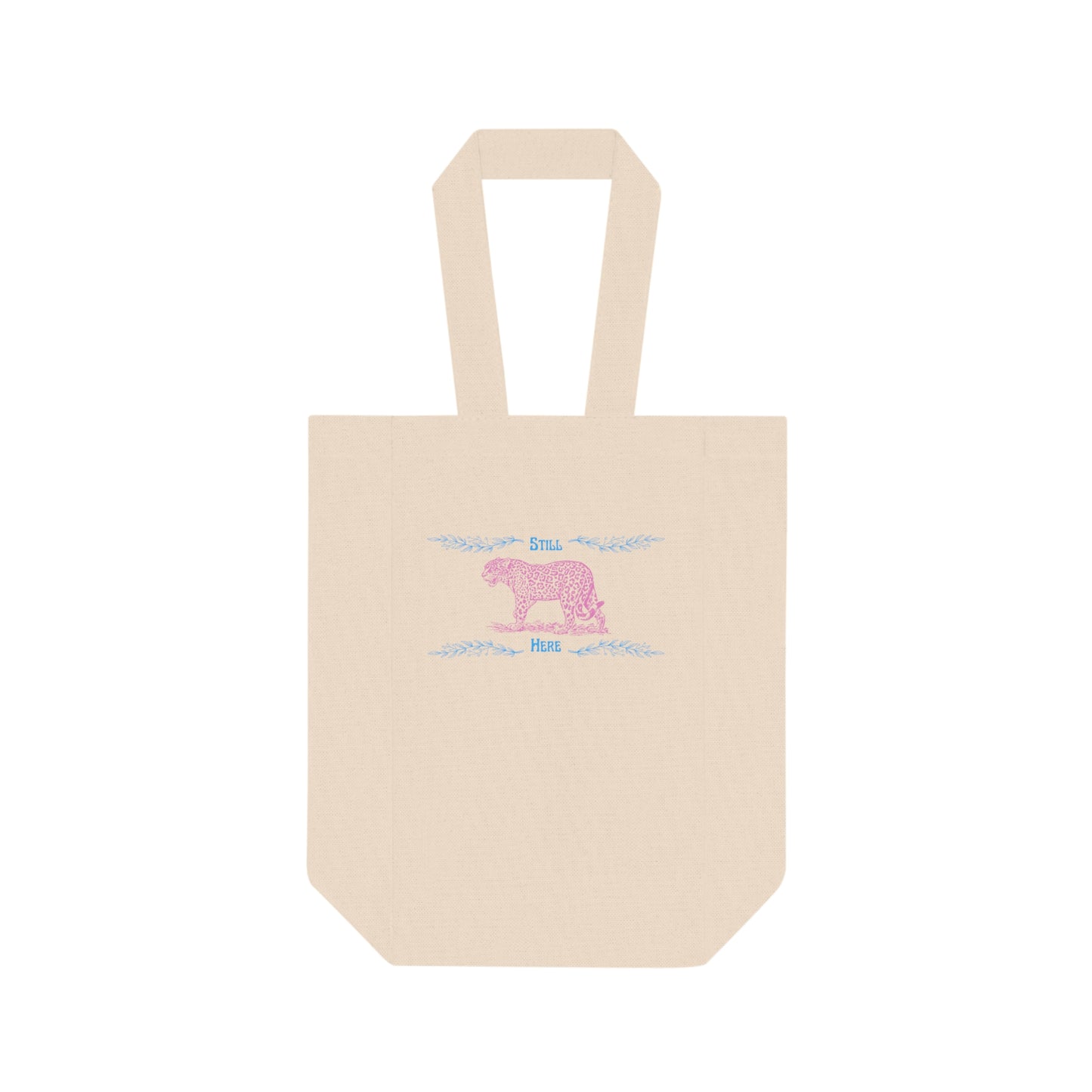 Still Here Jaguar | Double Wine Tote | Trans