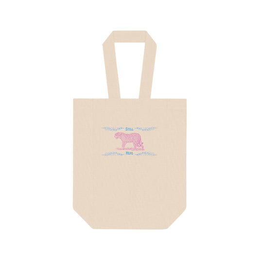 Still Here Jaguar | Double Wine Tote | Trans