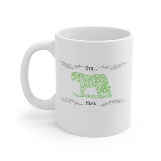 Still Here Jaguar | Latte Mug | Aro