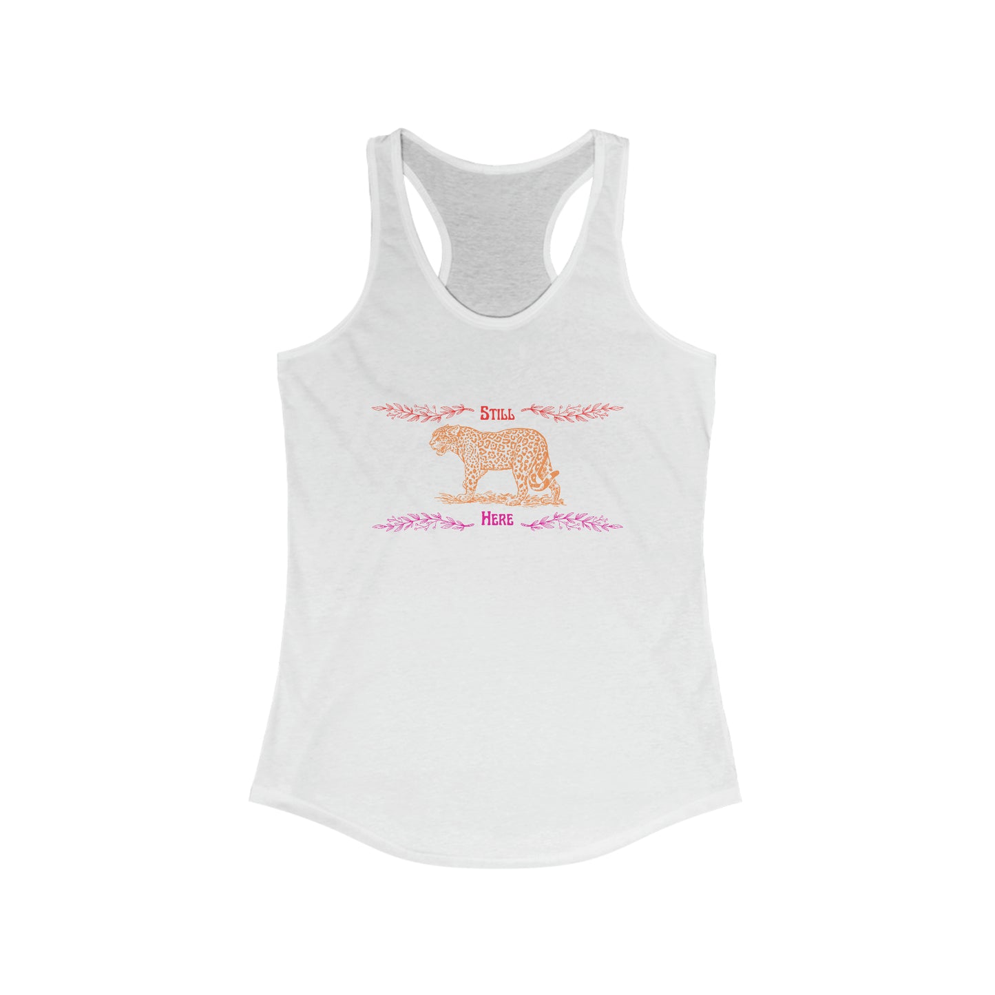 Still Here Jaguar | Racerback Tank | Lesbian