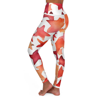 Watercolor Stars | High Waisted Yoga Leggings | Lesbian