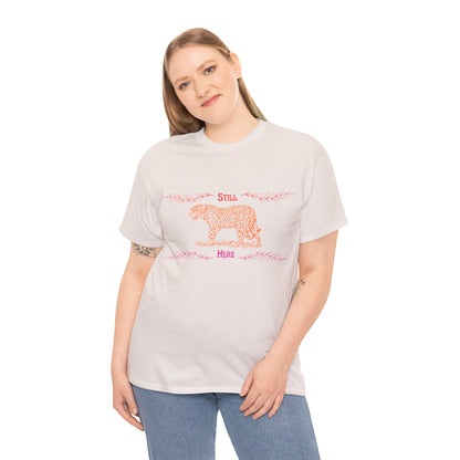 Still Here Jaguar | Heavy Cotton Tee | Lesbian