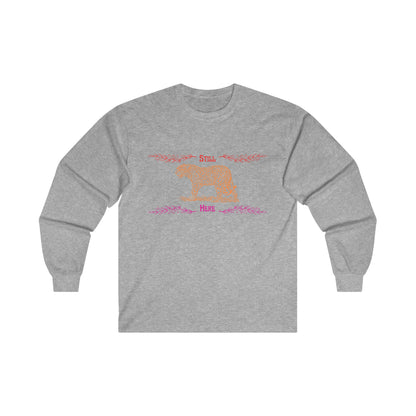 Still Here Jaguar | Heavy Cotton Long-Sleeve Tee | Lesbian