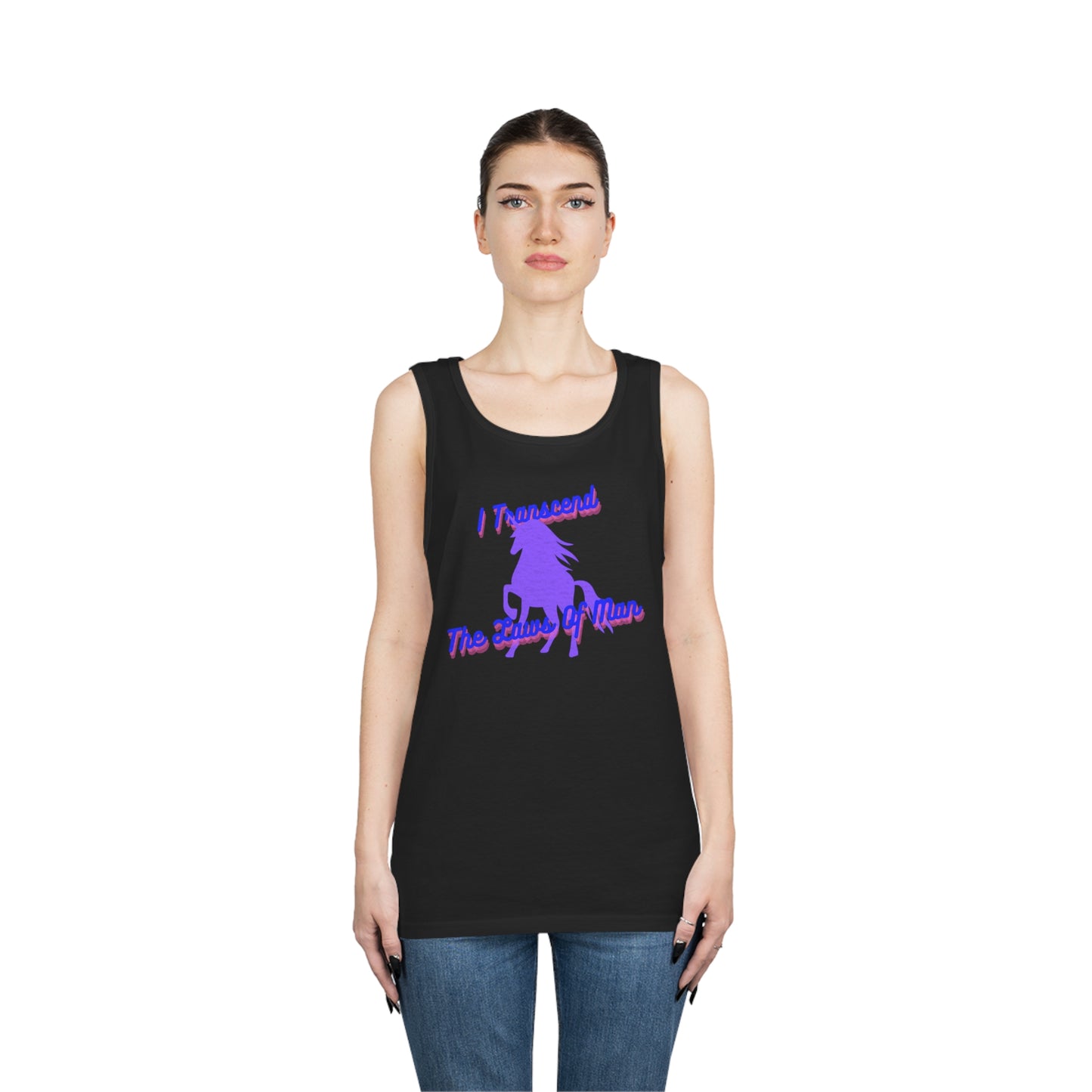 Transcendence Unicorn | Cotton Tank | Bi