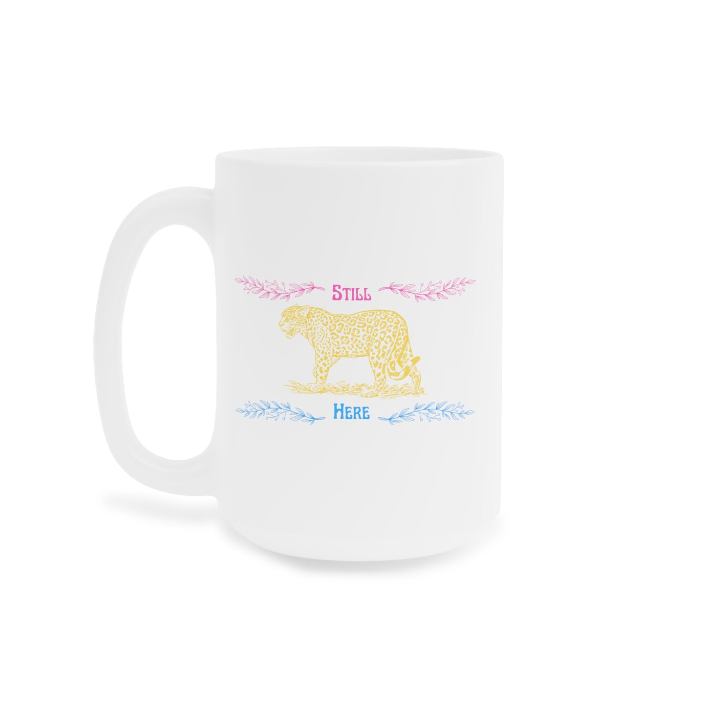 Still Here Jaguar | Latte Mug | Pan