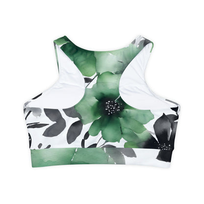 Watercolor Flowers | Sport Bra | Aro