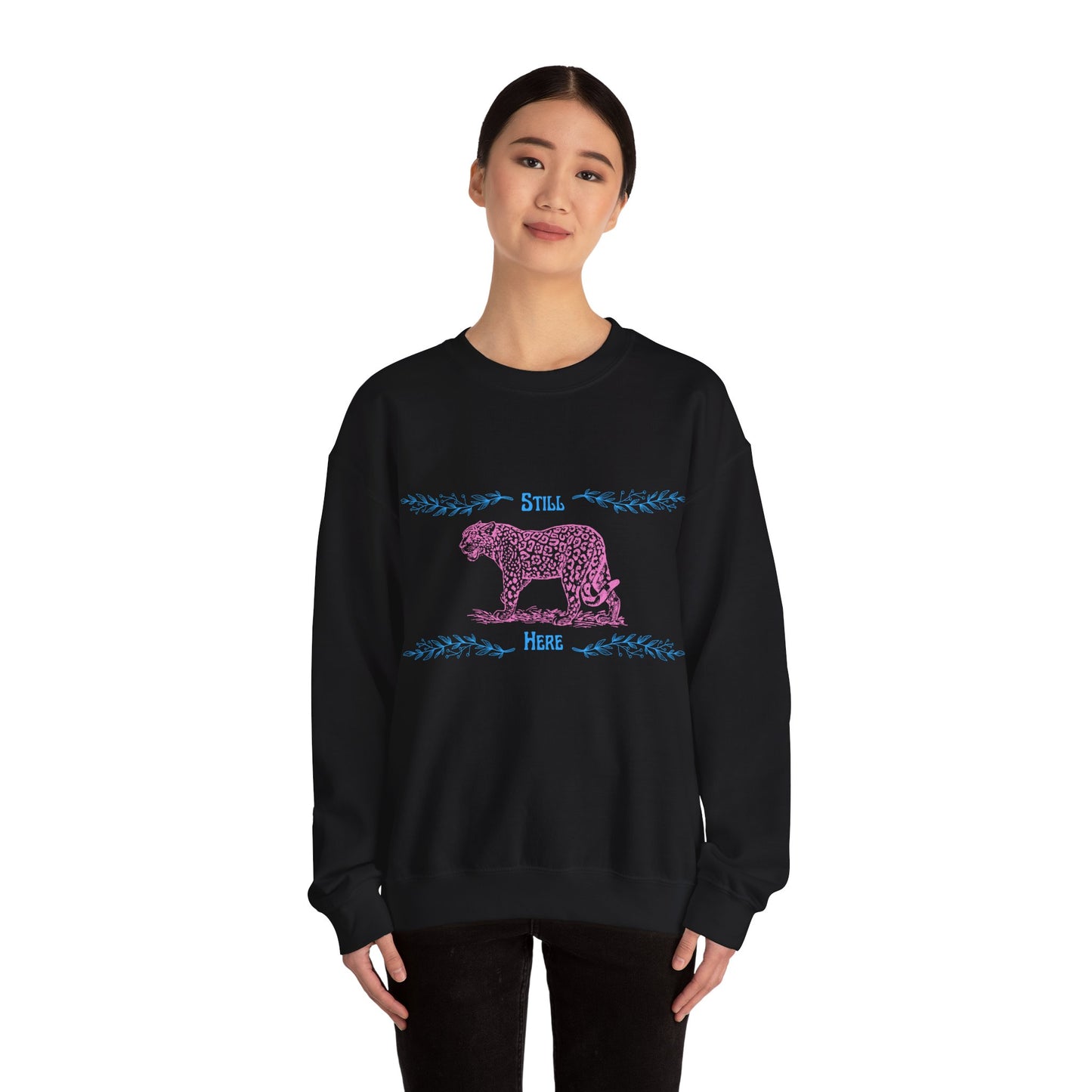 Still Here Jaguar | Cotton Sweatshirt | Trans