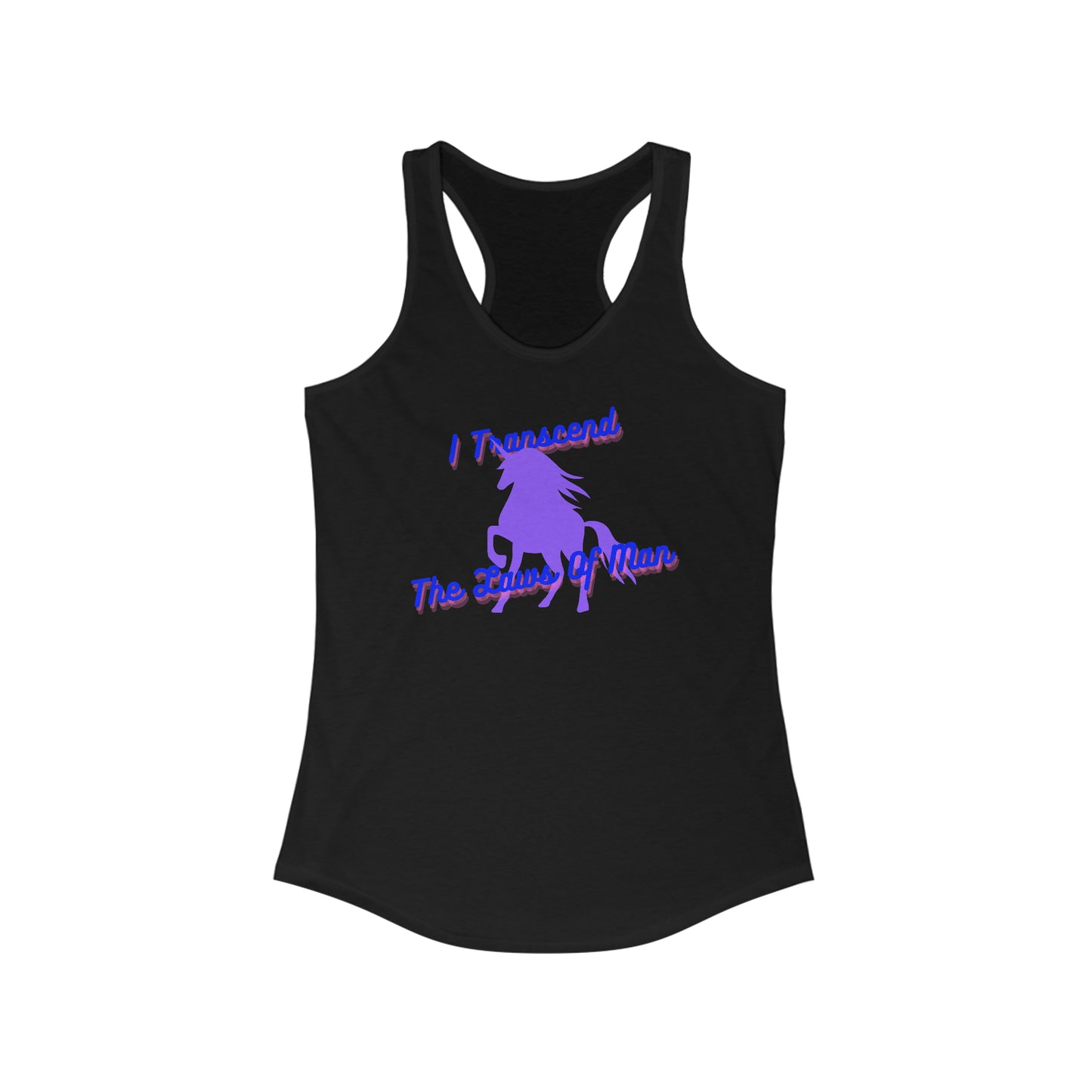 Transcendence Unicorn | Racerback Tank | Bi