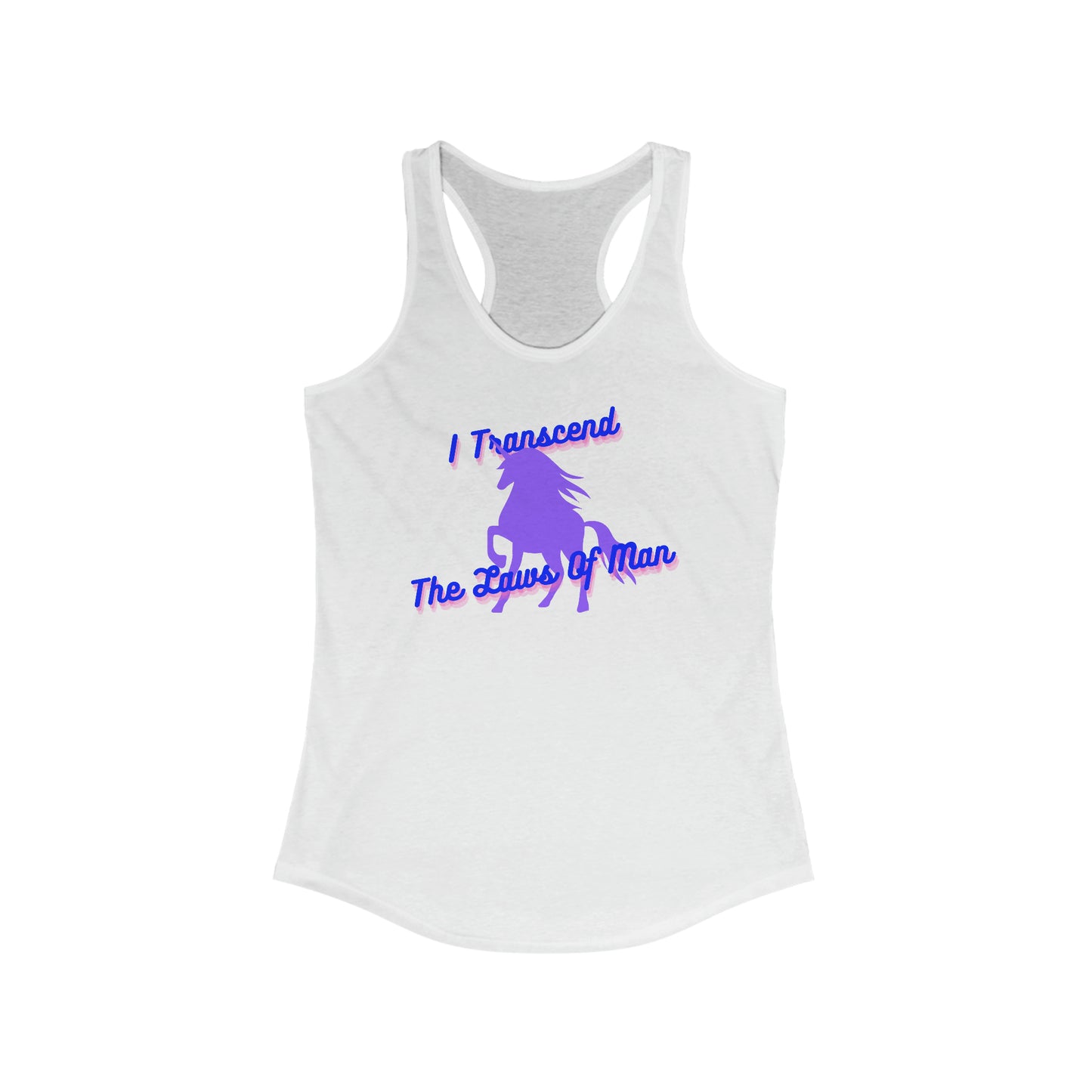 Transcendence Unicorn | Racerback Tank | Bi