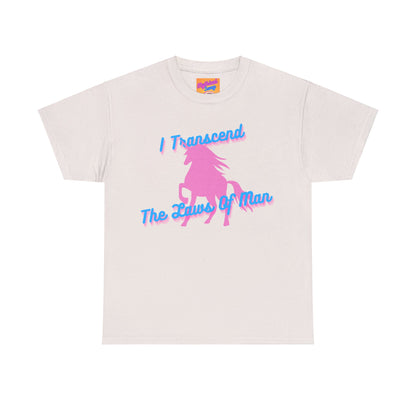 Transcendence Unicorn | Heavy Cotton Tee | Trans