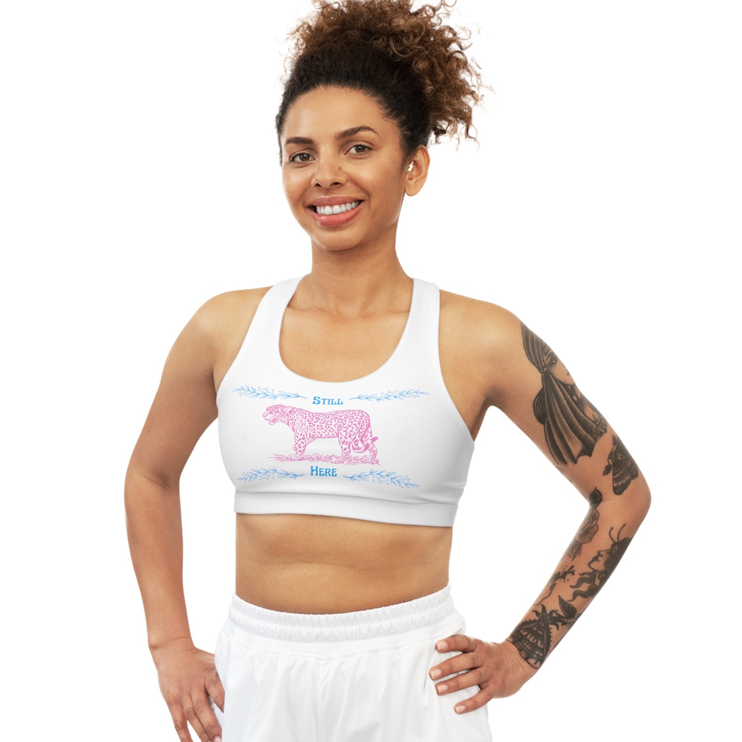 Still Here Jaguar | Reversible Sport Bra | Trans