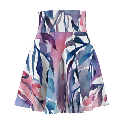 Watercolor Vines | Skater Skirt | Bi