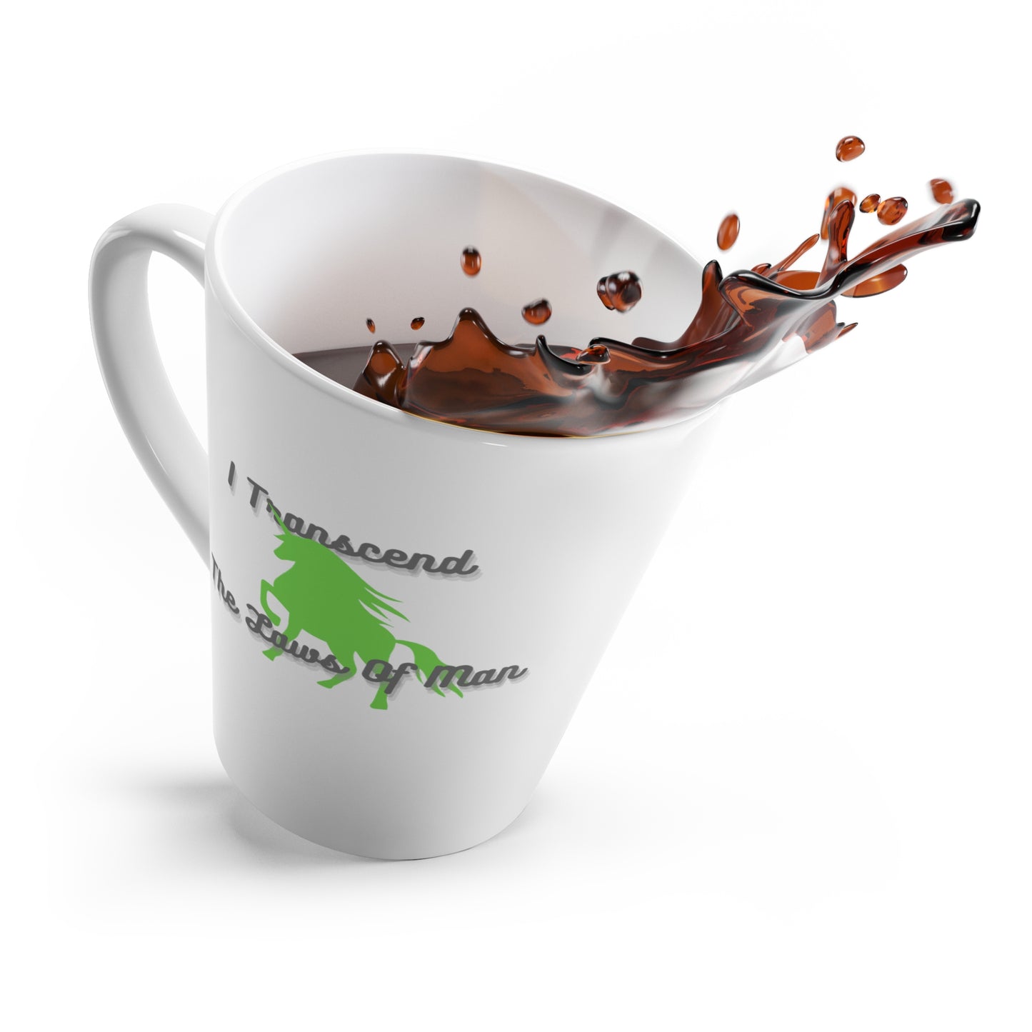 Transcendence Unicorn | Latte Mug | Aro