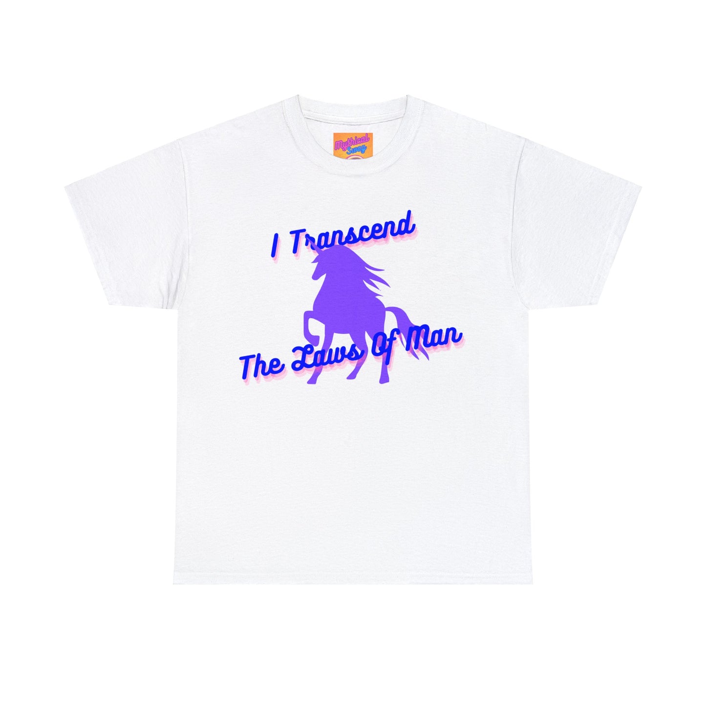 Transcendence Unicorn | Heavy Cotton Tee| Bi