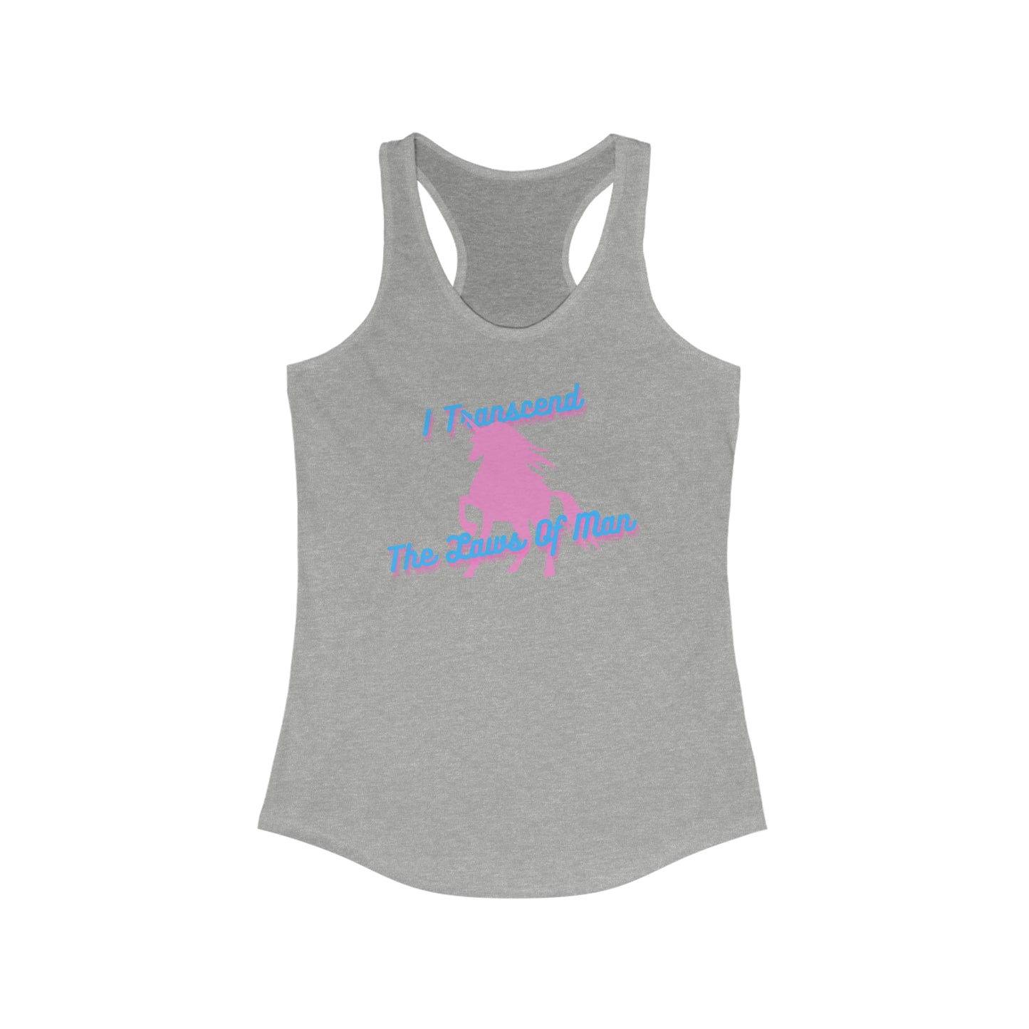 Transcendence Unicorn | Racerback Tank | Trans