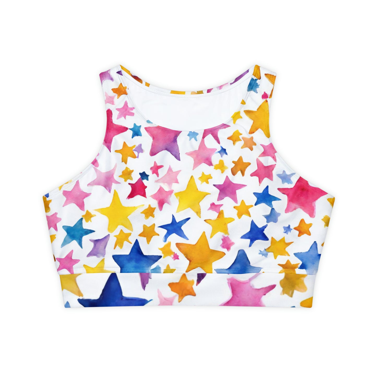 Watercolor Stars | Sport Bra | Pan