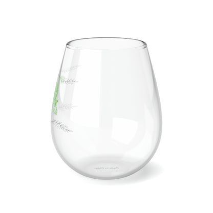 Still Here Jaguar | 11.75 oz Stemless Wine Glass | Aro