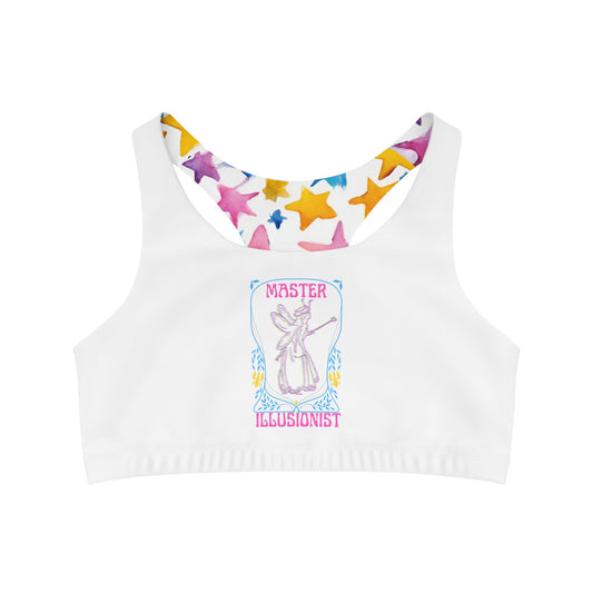 Master Illusionist Faerie | Reversible Sport Bra | Pan