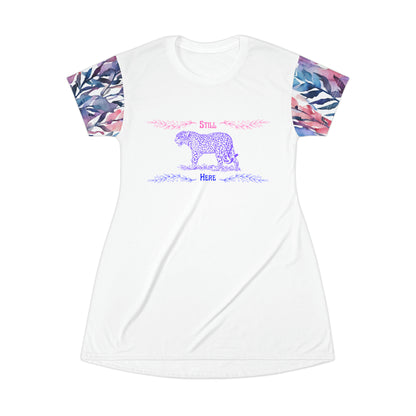 Still Here Jaguar | T-Shirt Dress | Bi