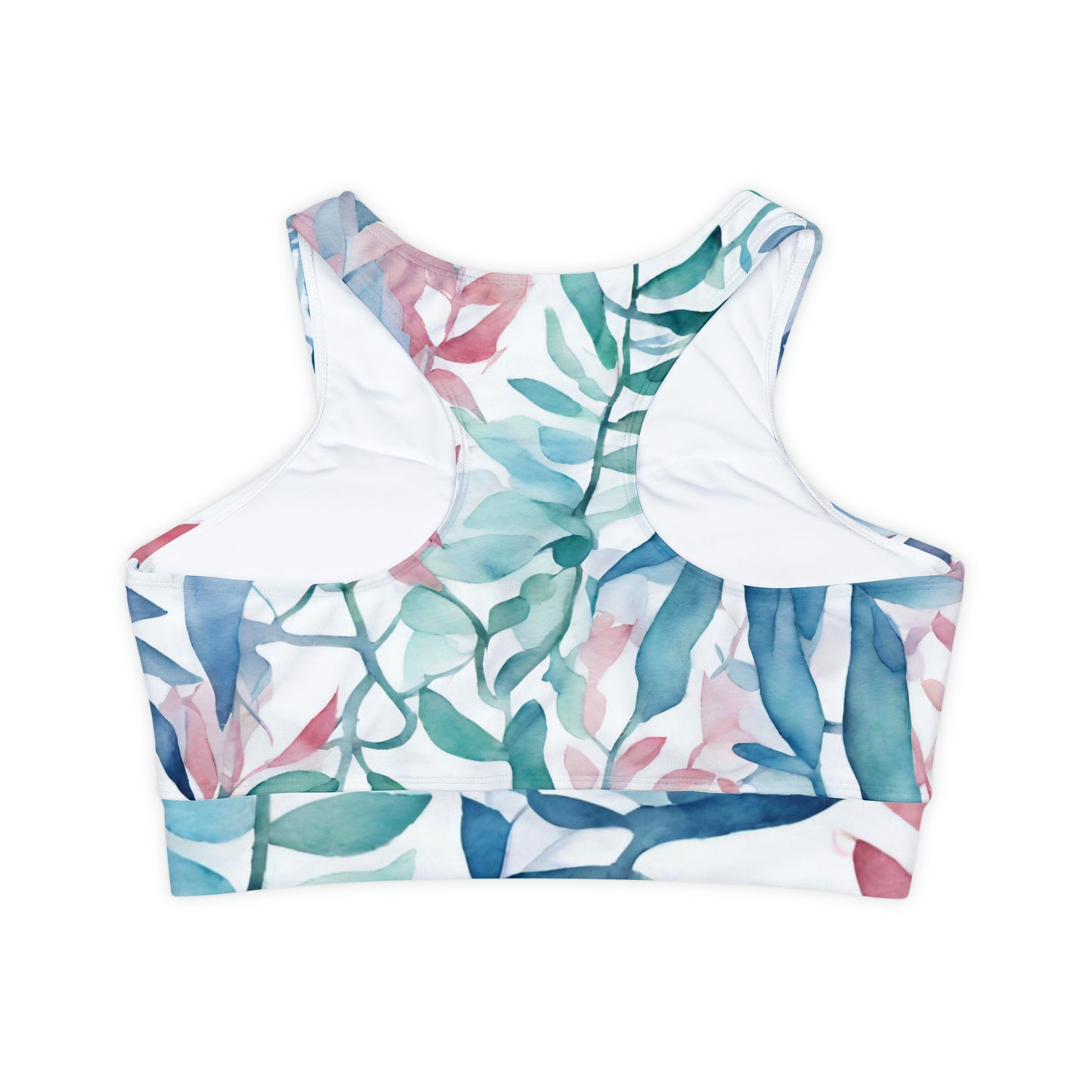 Watercolor Vines | Sport Bra | Trans