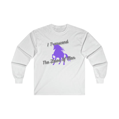 Transcendence Unicorn | Heavy Cotton Long-Sleeve Tee | Ace