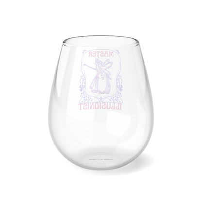 Master Illusionist Faerie | 11.75 oz Stemless Wine Glass | Bi