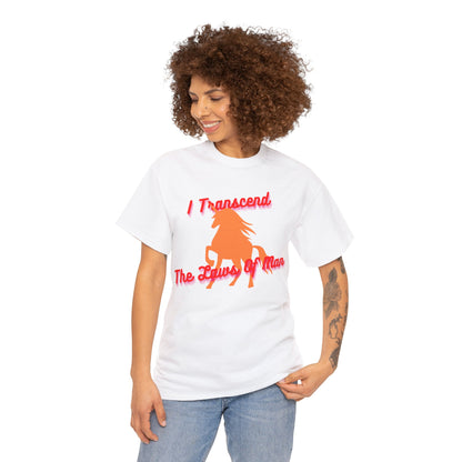 Transcendence Unicorn | Heavy Cotton Tee | Lesbian