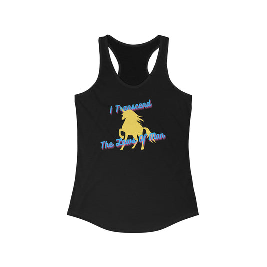 Transcendence Unicorn | Racerback Tank | Pan