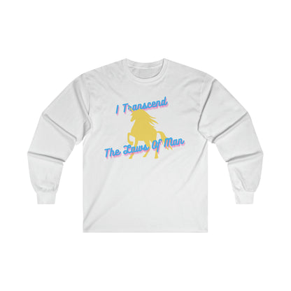 Transcendence Unicorn | Heavy Cotton Long-Sleeve Tee | Pan