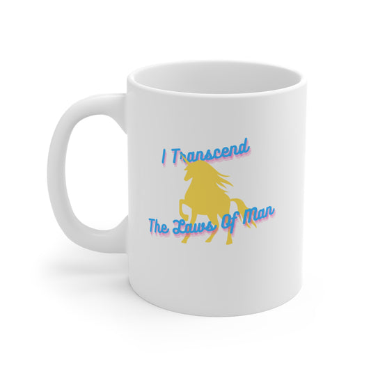 Transcendence Unicorn | Latte Mug | Pan