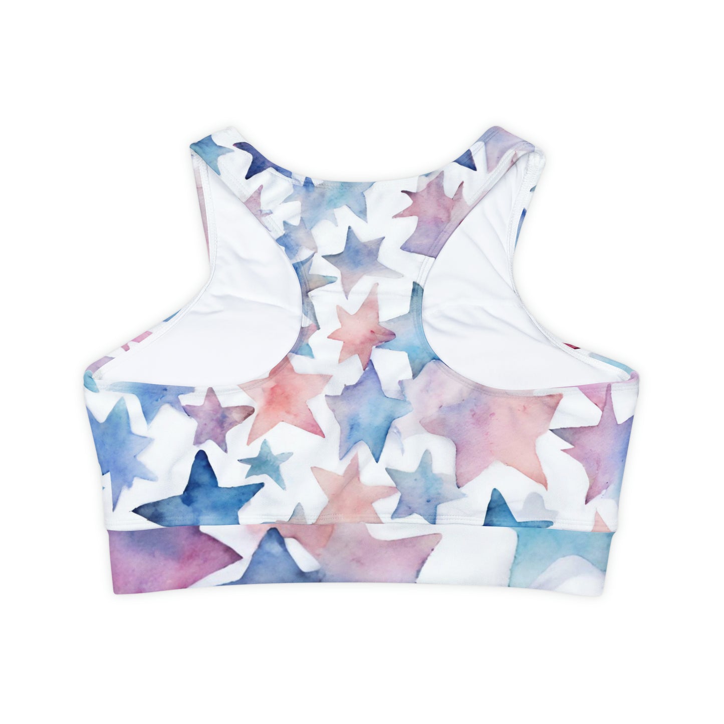 Watercolor Stars | Sport Bra | Trans