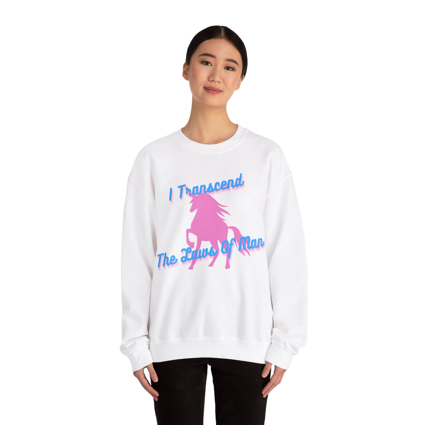 Transcendence Unicorn | Cotton Sweatshirt | Trans