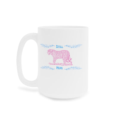 Still Here Jaguar | Latte Mug | Trans