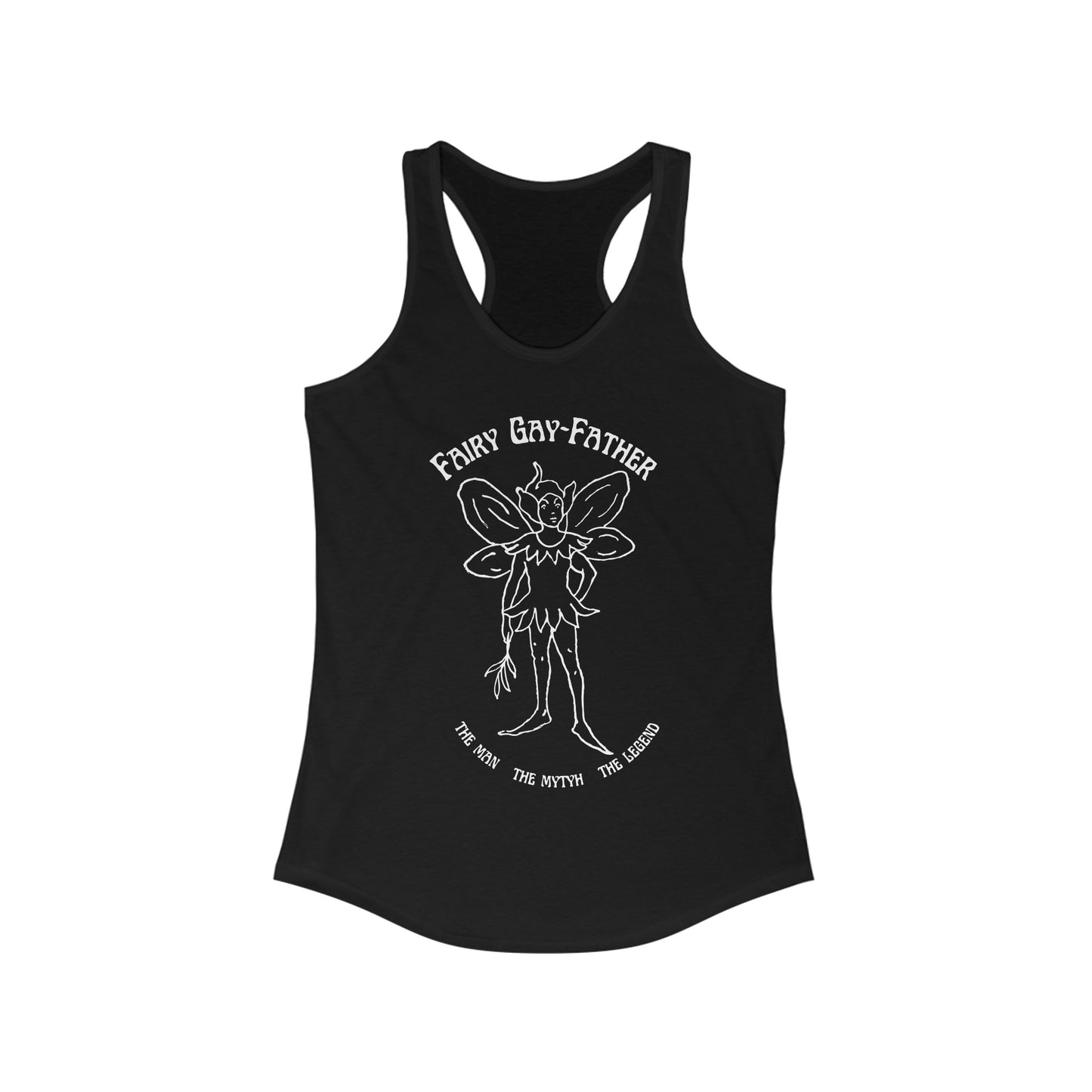 Fairy Gay-Father | Racerback Tank