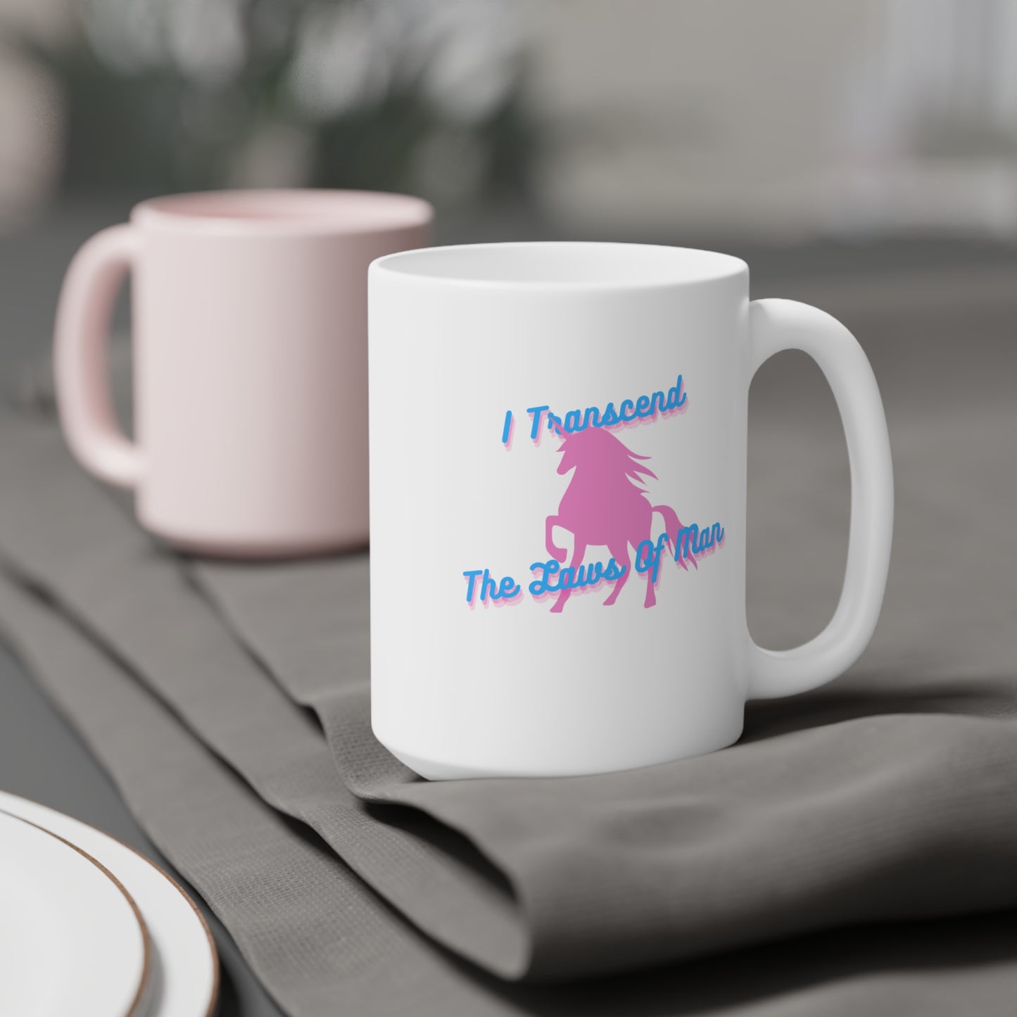 Transcendence Unicorn | Latte Mug | Trans