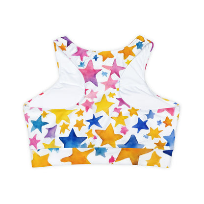 Watercolor Stars | Sport Bra | Pan