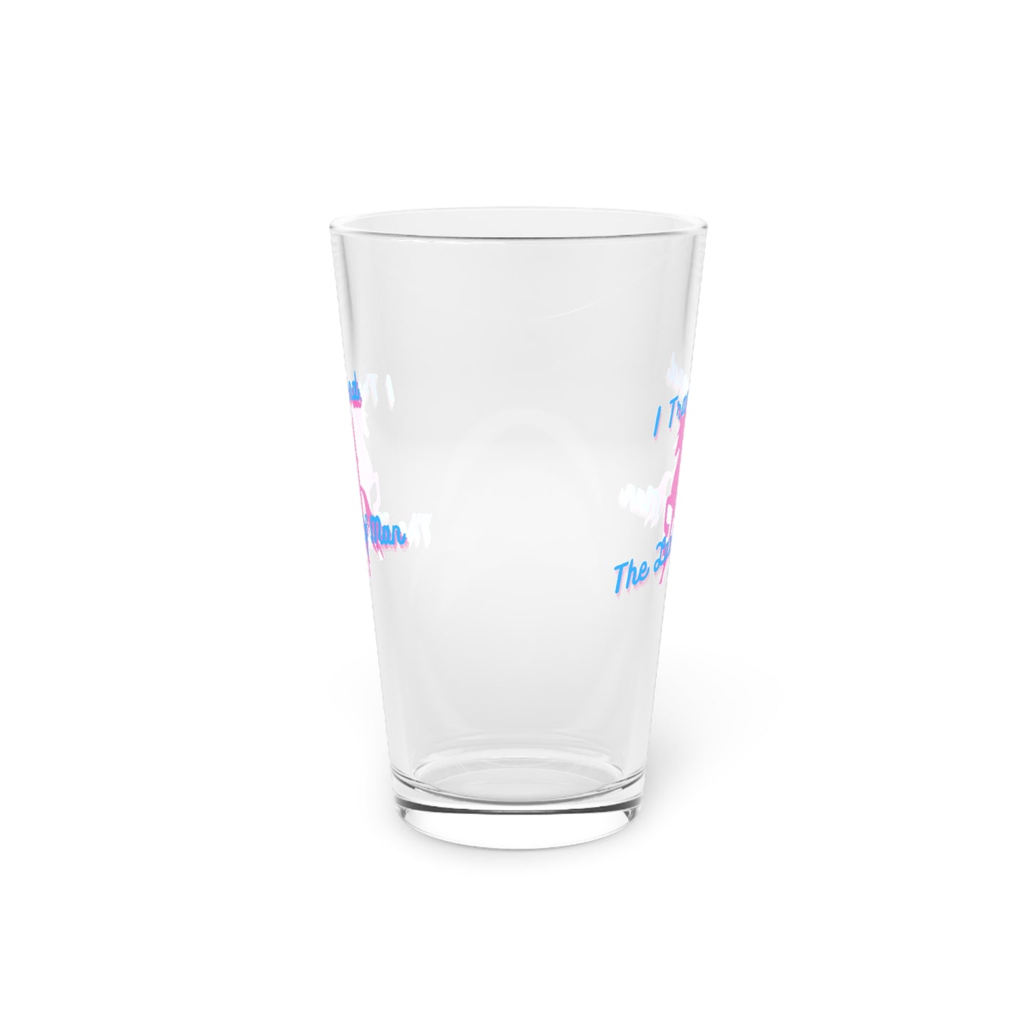 Transcendence Unicorn | 16 oz. Pint Glass | Trans