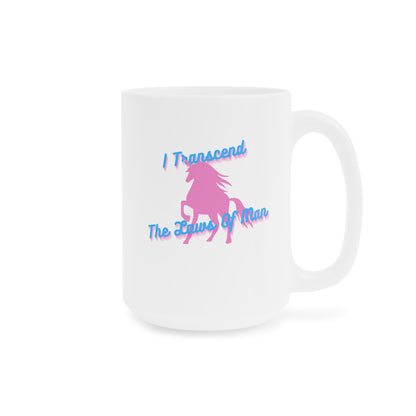 Transcendence Unicorn | Latte Mug | Trans