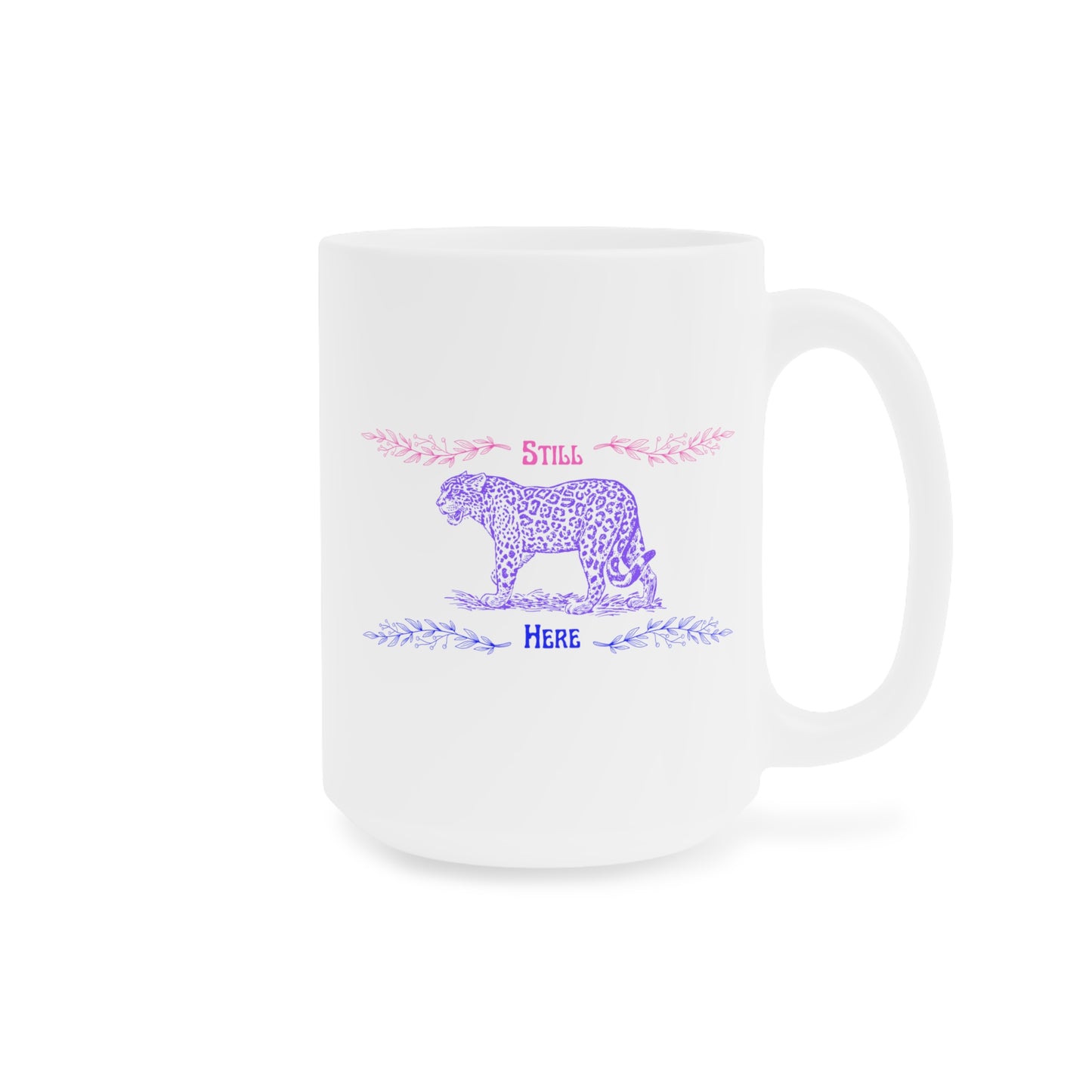 Still Here Jaguar | Latte Mug | Bi