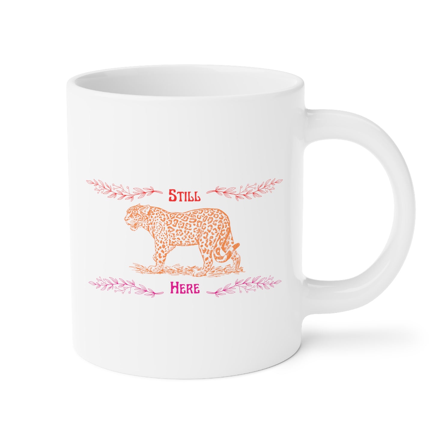 Still Here Jaguar | Latte Mug | Lesbian