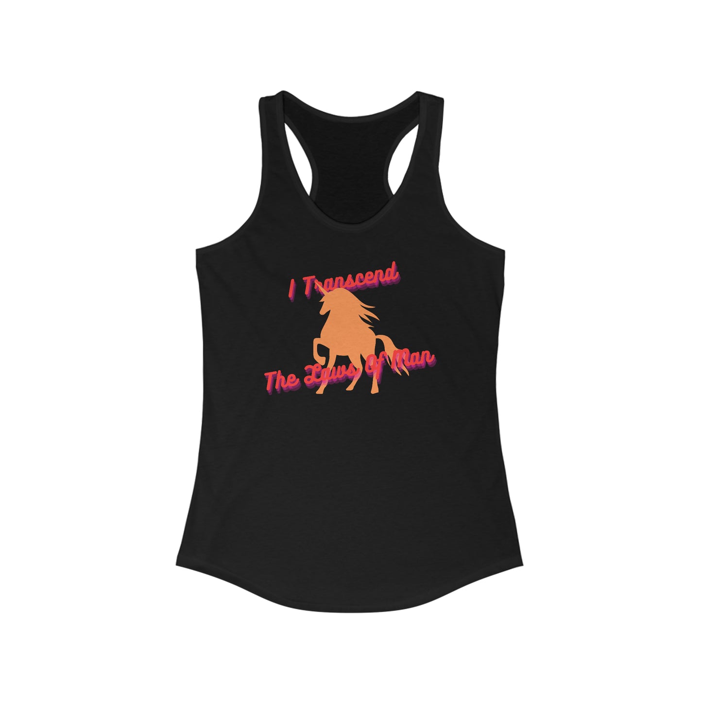 Transcendence Unicorn | Racerback Tank | Lesbian