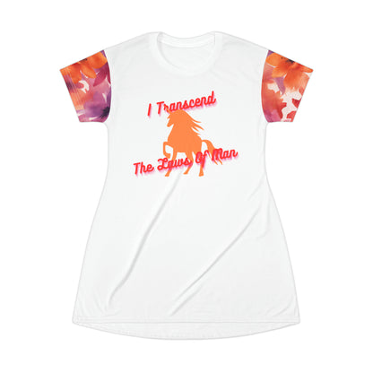 Transcendence Unicorn | T-Shirt Dress | Lesbian