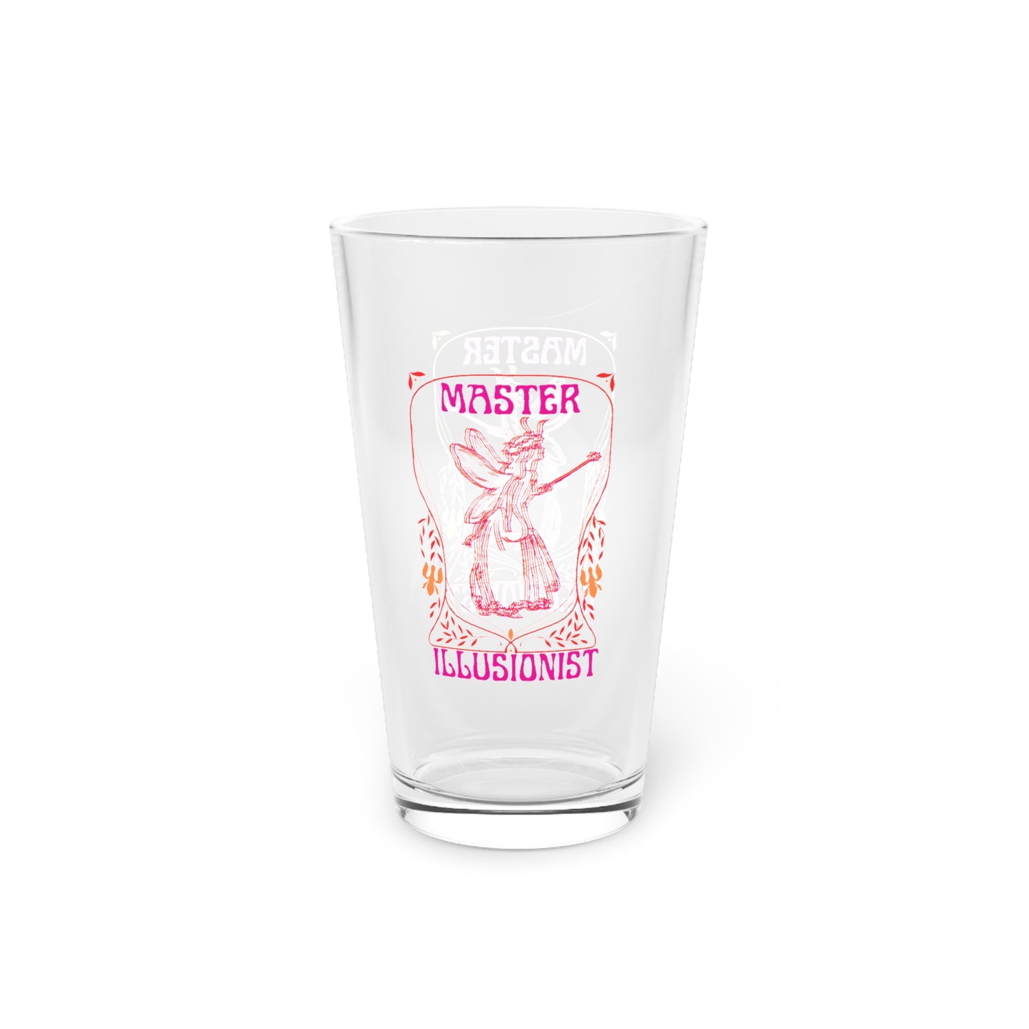 Master Illusionist Faerie | 16 oz Pint Glass | Lesbian