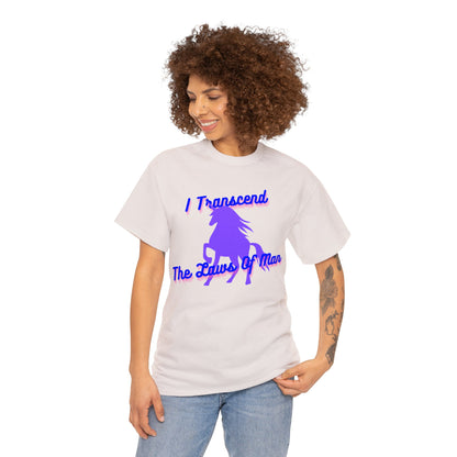 Transcendence Unicorn | Heavy Cotton Tee| Bi