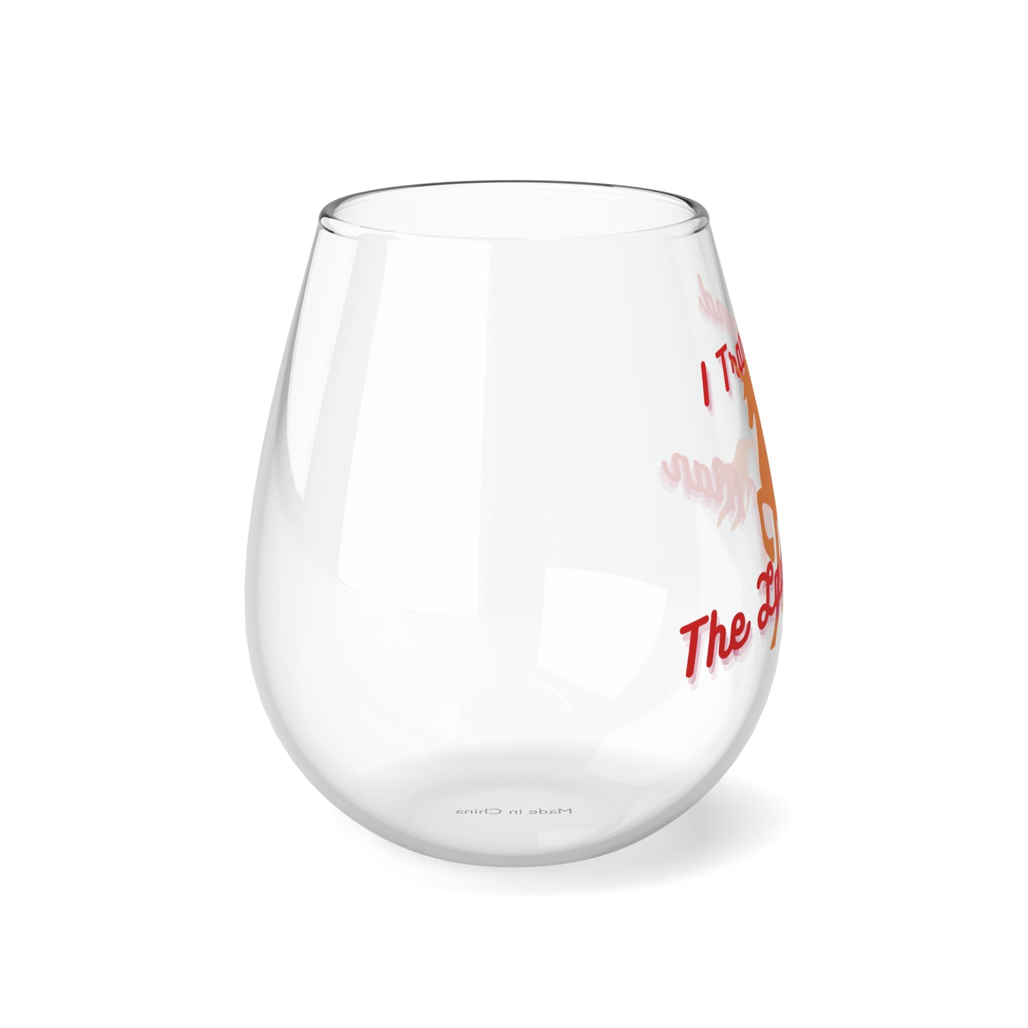 Transcendence Unicorn | 11.75 oz Stemless Wine Glass | Lesbian