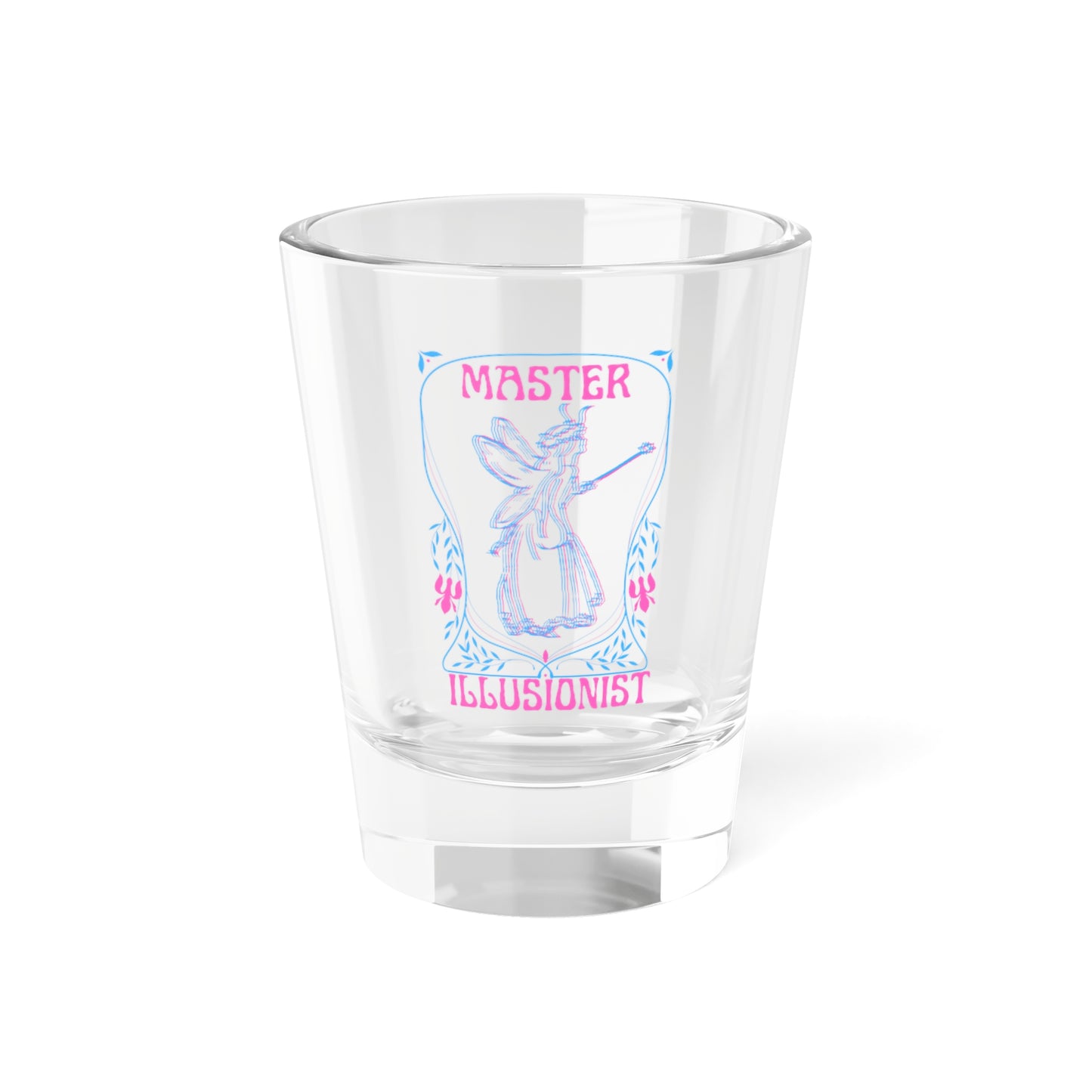 Master Illusionist Faerie | 1.5 oz Shot Glass | Trans