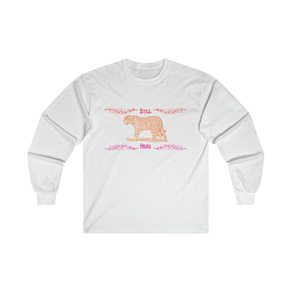 Still Here Jaguar | Heavy Cotton Long-Sleeve Tee | Lesbian