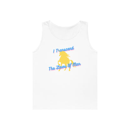 Transcendence Unicorn | Cotton Tank | Pan